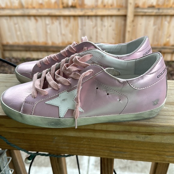Metallic Pink Golden Goose Superstar’s - Picture 3 of 7